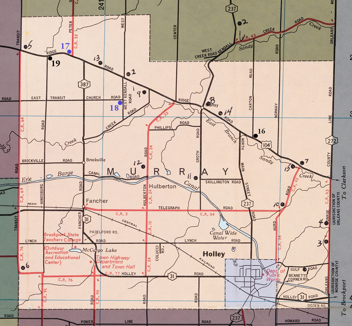 Town of Murray Map